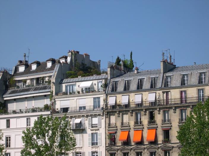  terrasse sur les toits (île Saint-Louis)